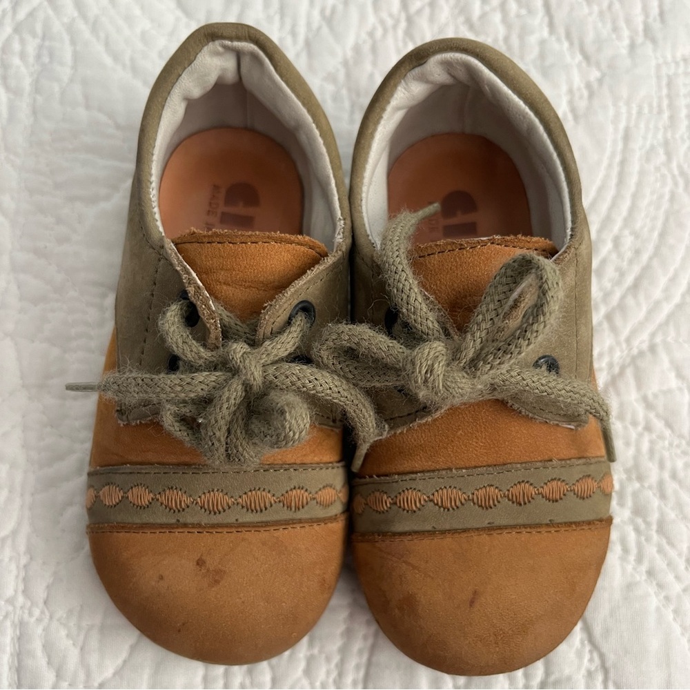 Italian Leather Oxford Baby Shoes EU 21 (size 5) High Quality Lace Up